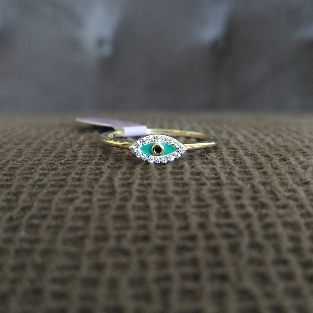 isabella m. Dainty Evil😈 Eye👁️ Ring - Sz 9 - Picture 7 of 15